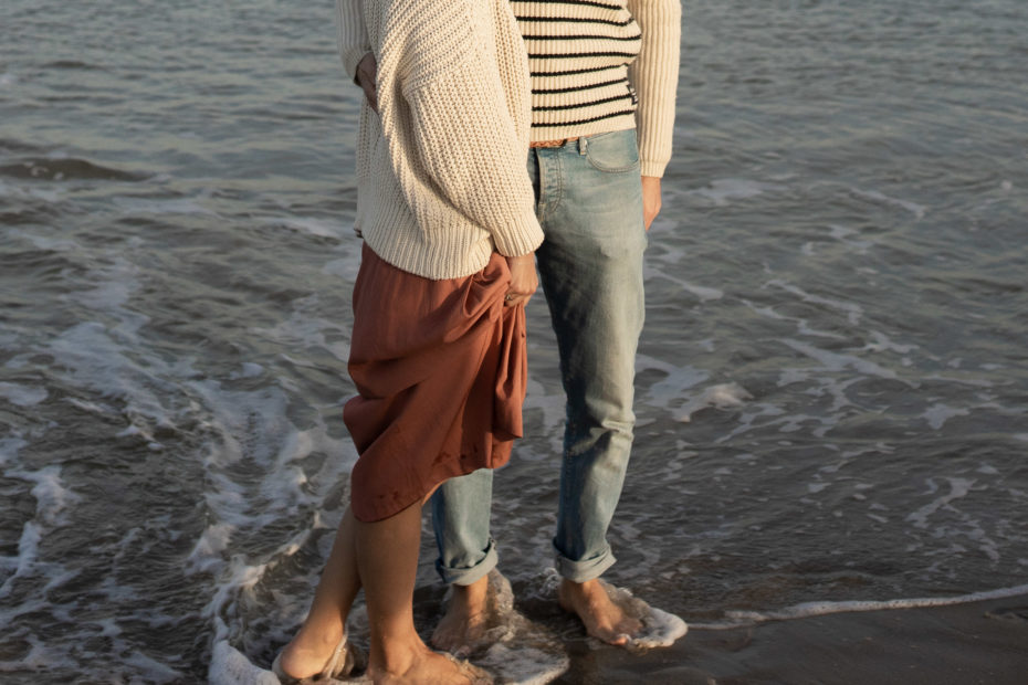 couple shot in de zee